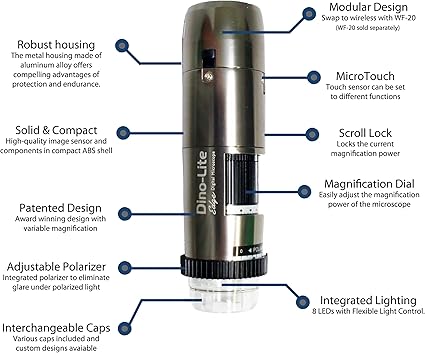 Dino-Lite USB Digital Microscope AF7115MZT