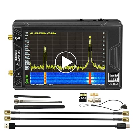 Upgraded TinySA Ultra Spectrum Analyzer