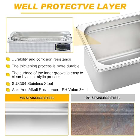 6L Ultrasonic Cleaner Dual-Frequency