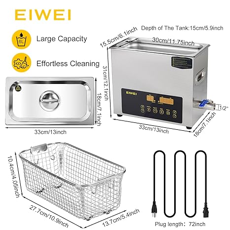 6L Ultrasonic Cleaner Dual-Frequency